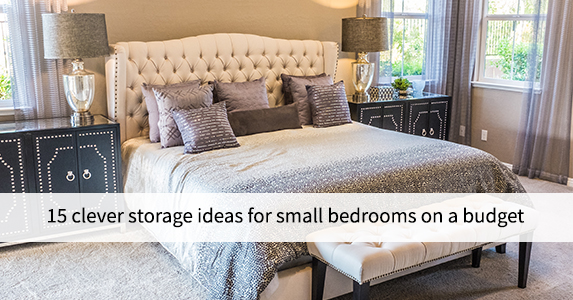 15 Clever Storage Ideas for Small Bedrooms On A Budget