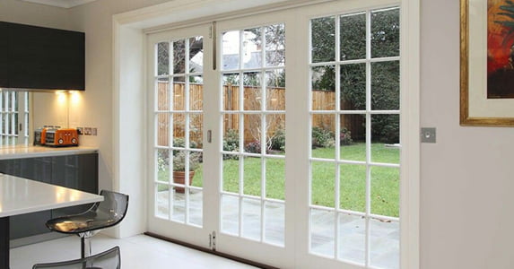 Living room big window design - 77 photo