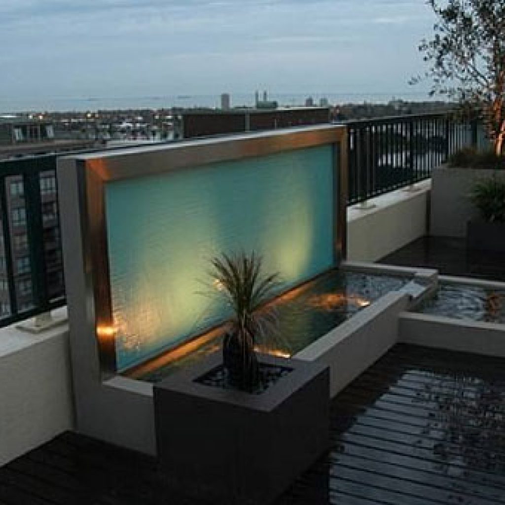 Use A Water Feature On The Terrace