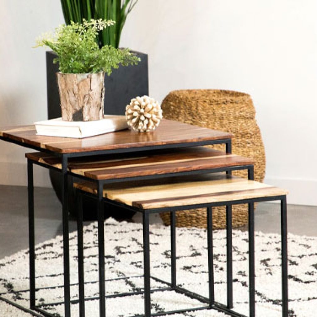 Nesting tables to save space