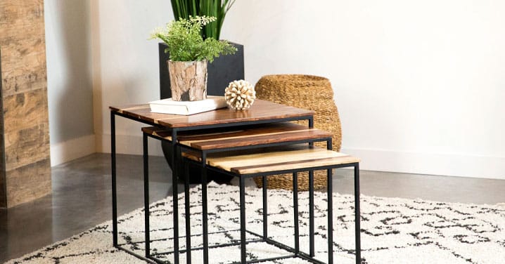 Nesting tables to save space