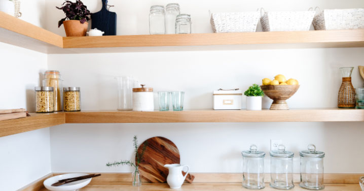 Stack up Kitchen Shelves