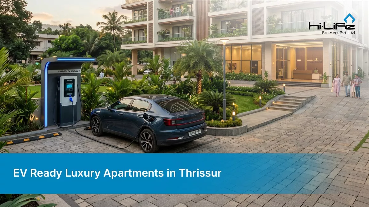 EV charging enabled luxury apartment in Thrissur