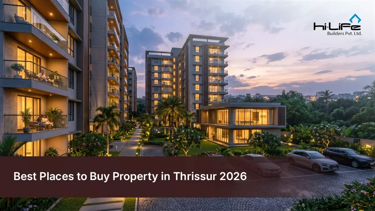 Thrissur property buying guide with Hi Life Builders projects