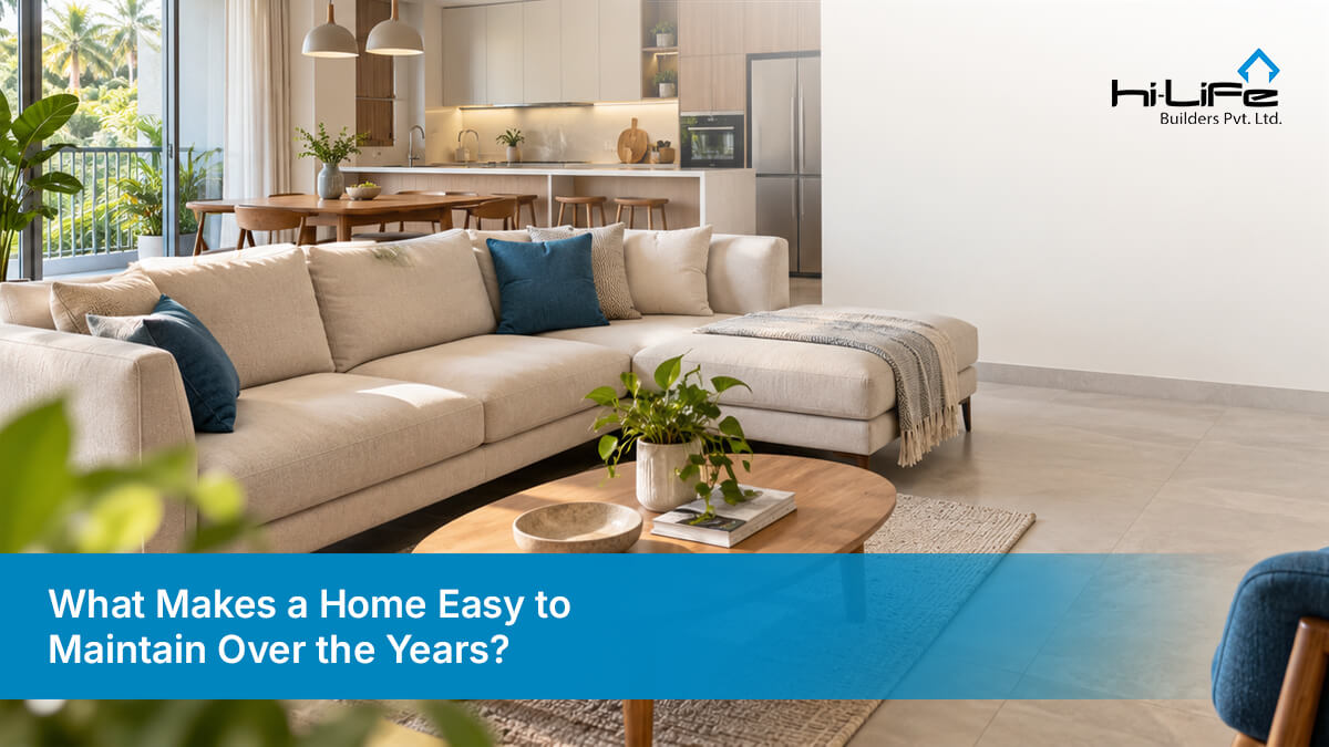 Well-planned premium apartment interior designed for easy long-term maintenance