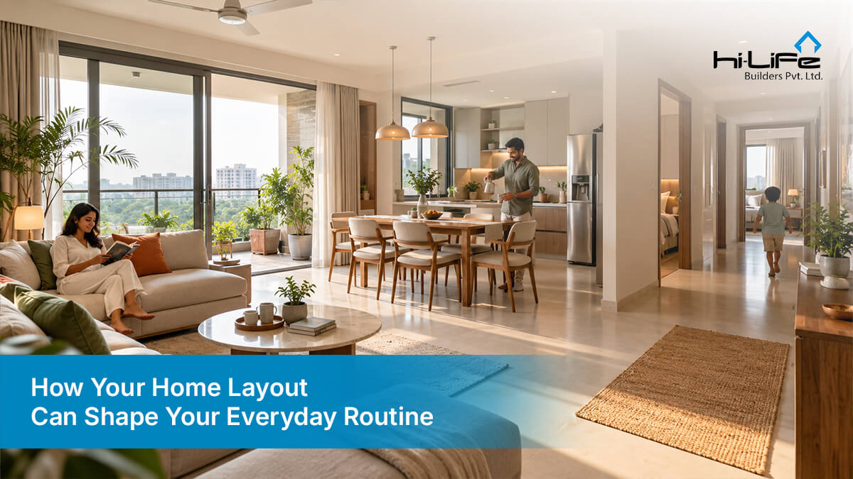 Thoughtfully planned apartment layout for everyday living in Thrissur