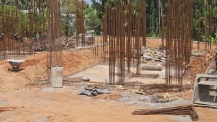 Basement Slab Work Ongoing